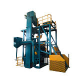 Дробеметная установка барабанного типа с контейнерной загрузкой QY - 311